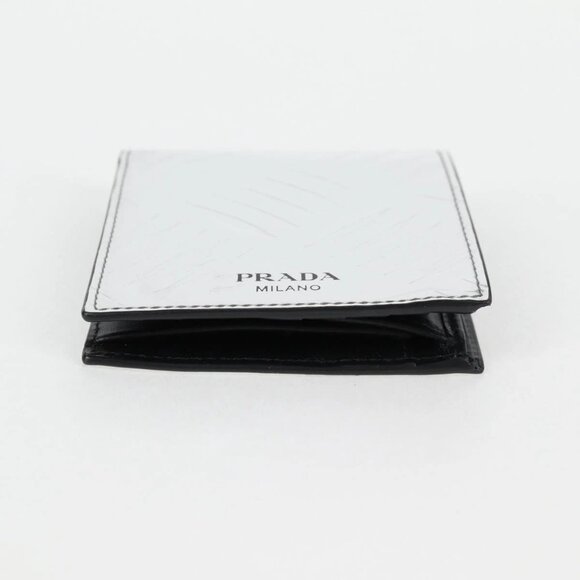 PRADA Wallet Patent leather Silver Auth 127893M - Picture 6 of 15